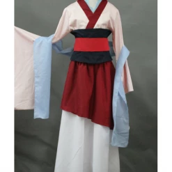 Cosrea Mulan Classic Matte Satin Cosplay Costume Disney Inspired