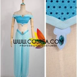 Cosrea Disney Inspired Aladdin Jasmine Classic Cosplay Costume