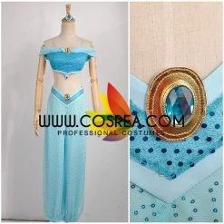 Cosrea Disney Inspired Aladdin Jasmine Classic Cosplay Costume