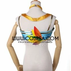 Cosrea Aladdin Jasmine Satin With Tassel Gems Cosplay Costume Disney Inspired