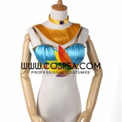 Cosrea Aladdin Jasmine Satin With Tassel Gems Cosplay Costume Disney Inspired