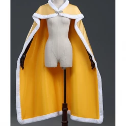 Cosrea Beauty And Beast Classic Belle Rose Gold Satin Cape Disney Inspired