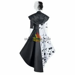 Cosrea Disney Cruella 2021 Movie 101 Dalmatian's Cosplay Costume Disney Inspired