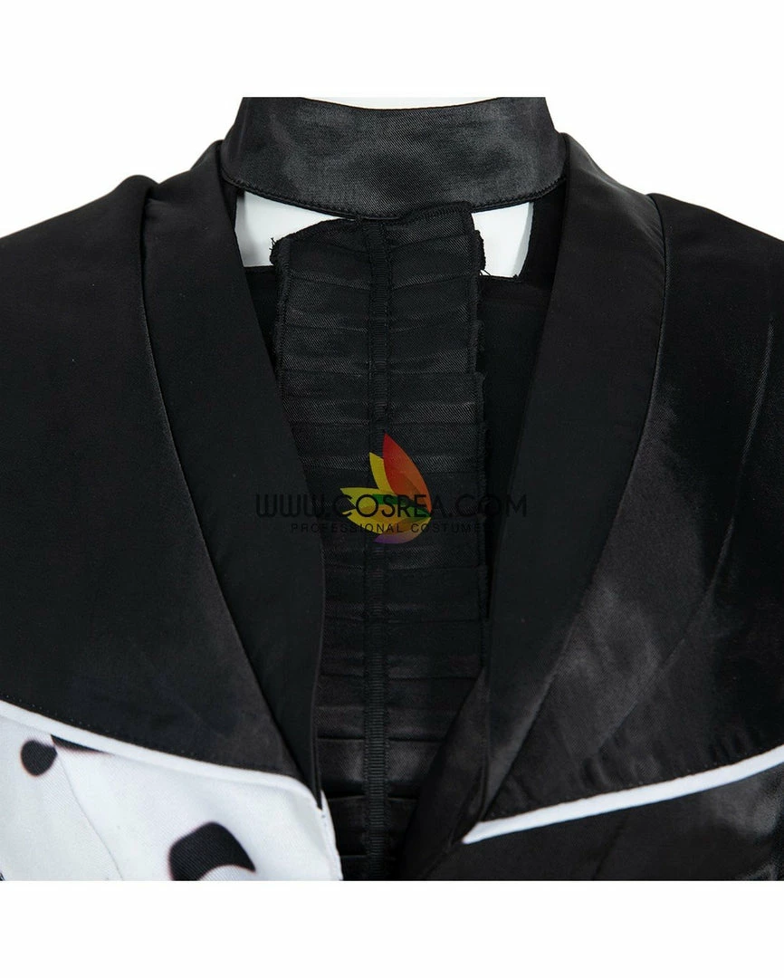 Cosrea Disney Cruella 2021 Movie 101 Dalmatian's Cosplay Costume Disney Inspired