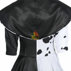 Cosrea Disney Cruella 2021 Movie 101 Dalmatian's Cosplay Costume Disney Inspired