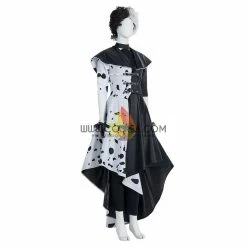 Cosrea Disney Cruella 2021 Movie 101 Dalmatian's Cosplay Costume Disney Inspired