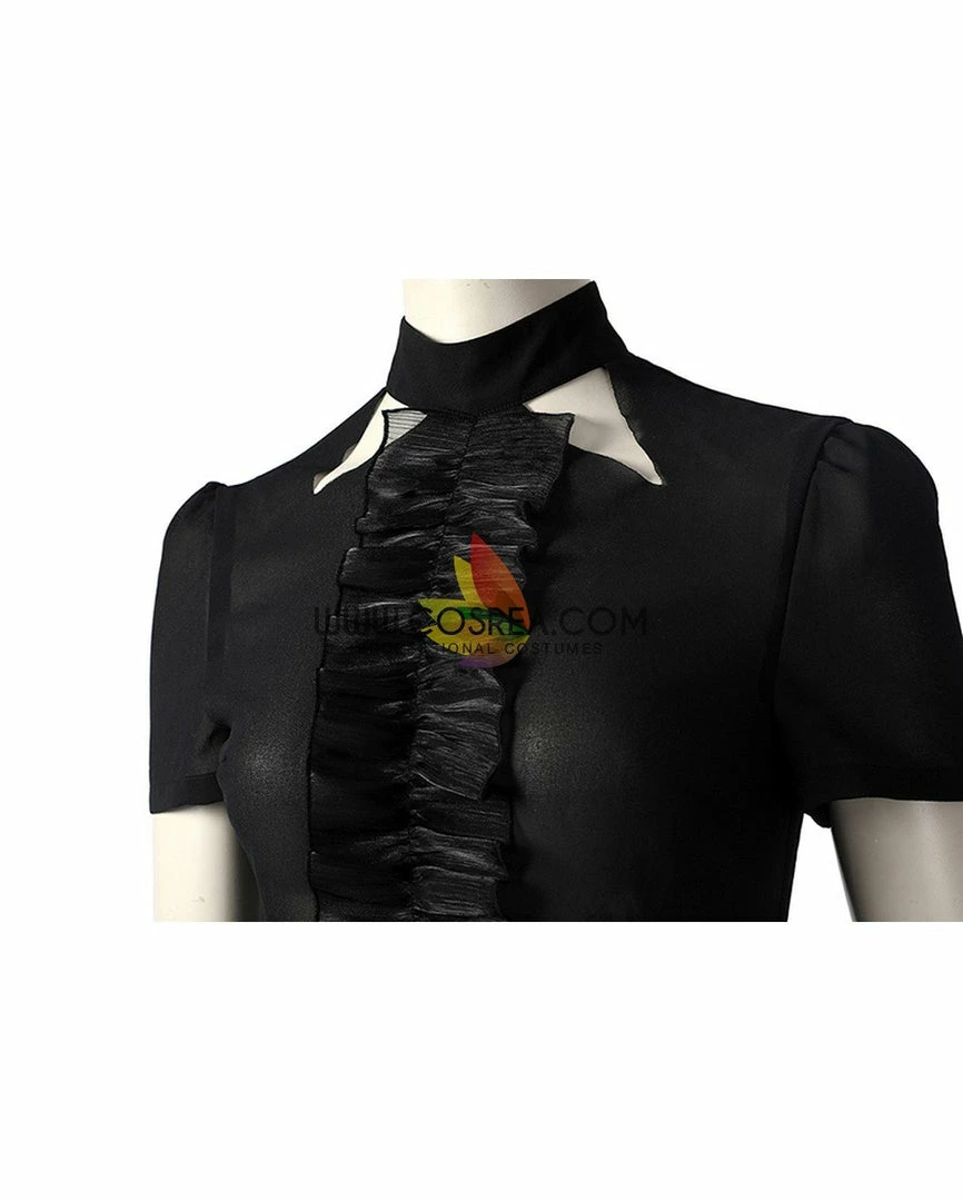 Cosrea Disney Inspired Disney Cruella 2021 Movie 101 Dalmatian's PU Leather Cosplay Costume