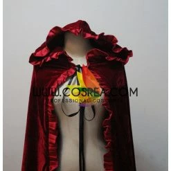 Cosrea Disney Inspired Disney Dark Red Velvet Cape