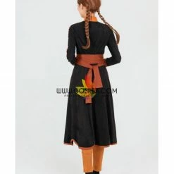 Cosrea Frozen 2 Anna Suede Fabric Cosplay Costume Disney Inspired