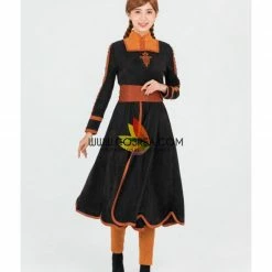 Cosrea Frozen 2 Anna Suede Fabric Cosplay Costume Disney Inspired