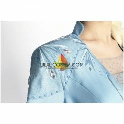 Cosrea Disney Inspired Frozen 2 Elsa High Detail Gradient Embroidered Cosplay Costume