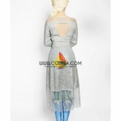 Cosrea Disney Inspired Frozen 2 Elsa High Detail Gradient Embroidered Cosplay Costume