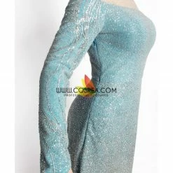 Cosrea Disney Inspired Frozen 2 Elsa High Detail Gradient Embroidered Cosplay Costume