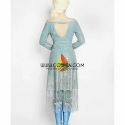 Cosrea Disney Inspired Frozen 2 Elsa High Detail Gradient Embroidered Cosplay Costume