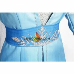 Cosrea Disney Inspired Frozen 2 Elsa High Detail Gradient Embroidered Cosplay Costume