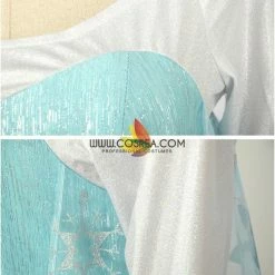 Cosrea Frozen Elsa Light Cyan Cosplay Costume