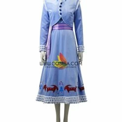 Cosrea Disney Inspired Frozen Olaf's Adventure Anna Velvet Cosplay Costume