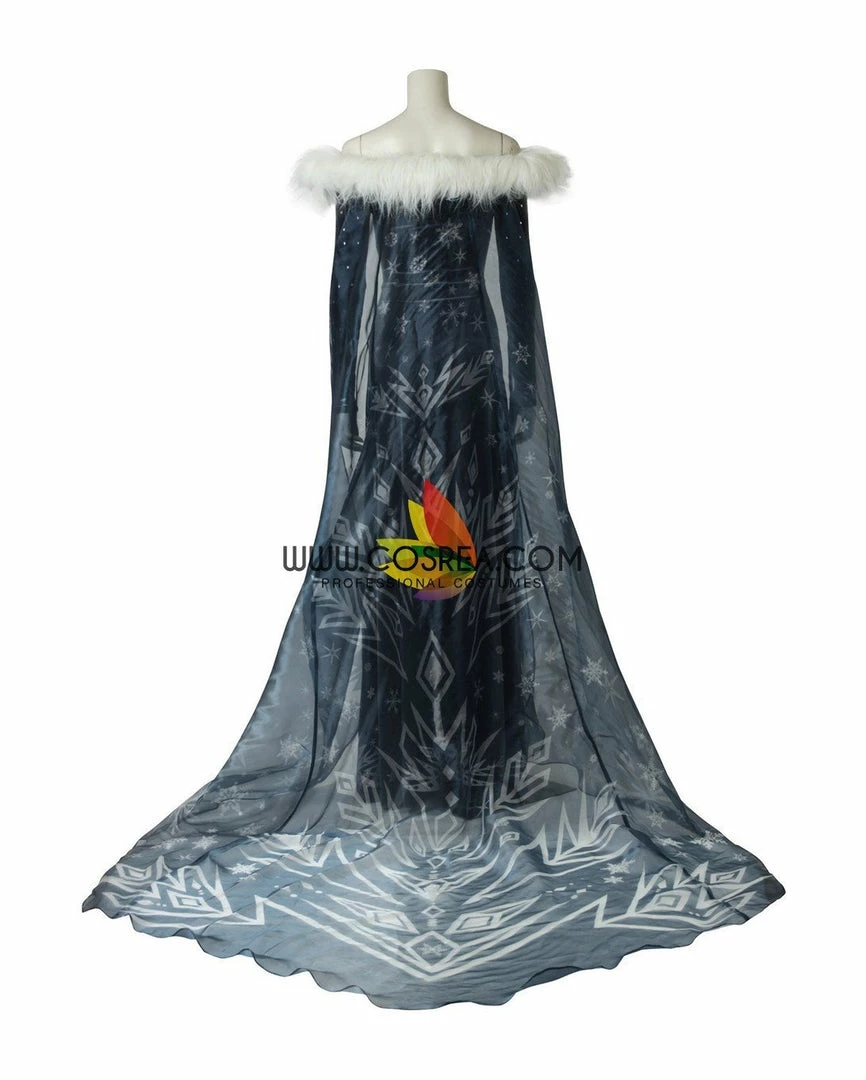 Cosrea Disney Inspired Frozen Olaf's Adventure Elsa Velvet Cosplay Costume
