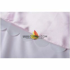 Cosrea Little Mermaid Ariel Pink Satin With Wide Shoulder Cosplay Costume