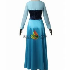 Cosrea Disney Inspired Little Mermaid Aurora Kiss The Girl Satin Chiffon Cosplay Costume