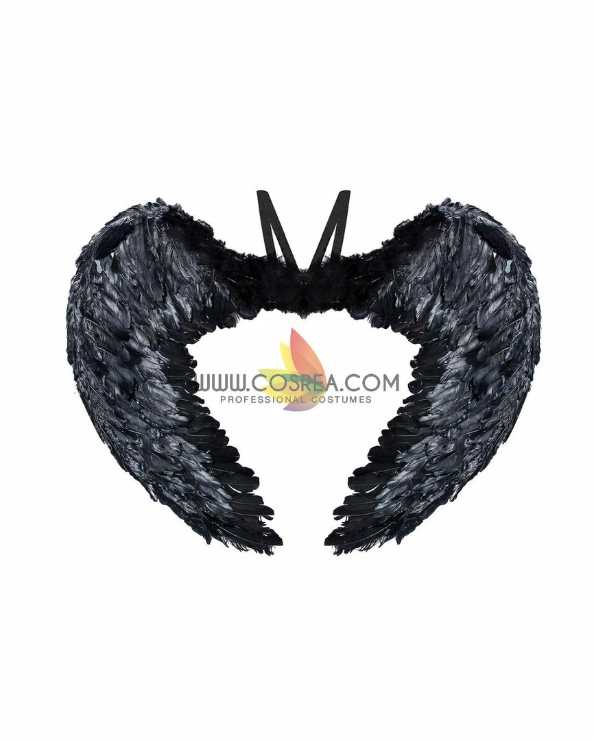 Cosrea Maleficent 2 Bronze Winged Cosplay Costume