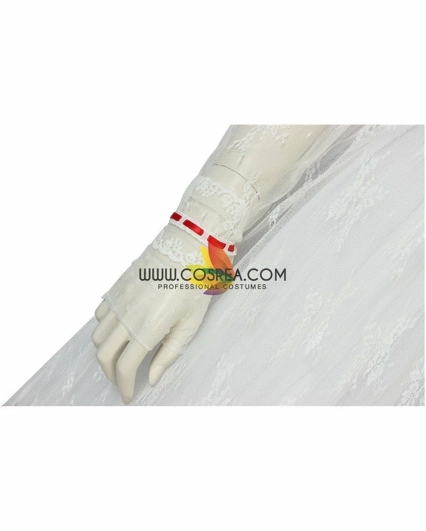 Cosrea Mary Poppins Classic Floral Lace Cosplay Costume Disney Inspired