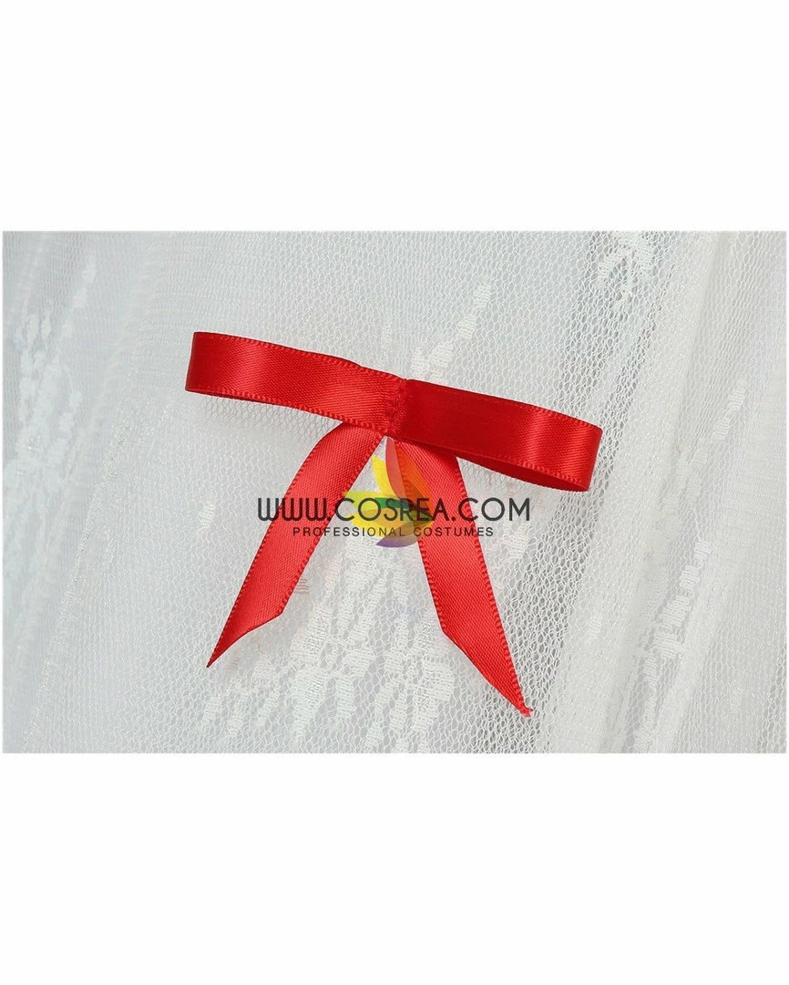 Cosrea Mary Poppins Classic Floral Lace Cosplay Costume Disney Inspired