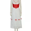 Cosrea Mary Poppins Classic Floral Lace Cosplay Costume Disney Inspired