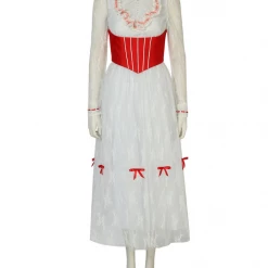 Cosrea Mary Poppins Classic Floral Lace Cosplay Costume Disney Inspired