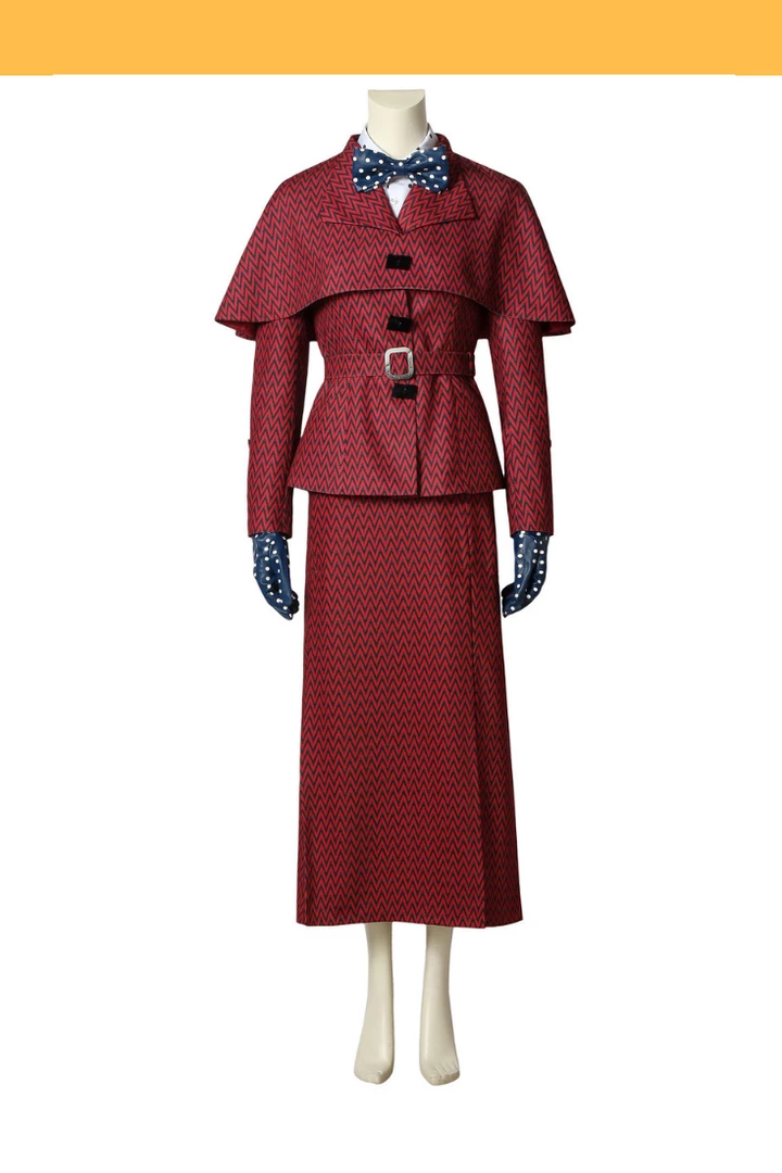 Cosrea Mary Poppins Returns Belle Tiered Cosplay Costume