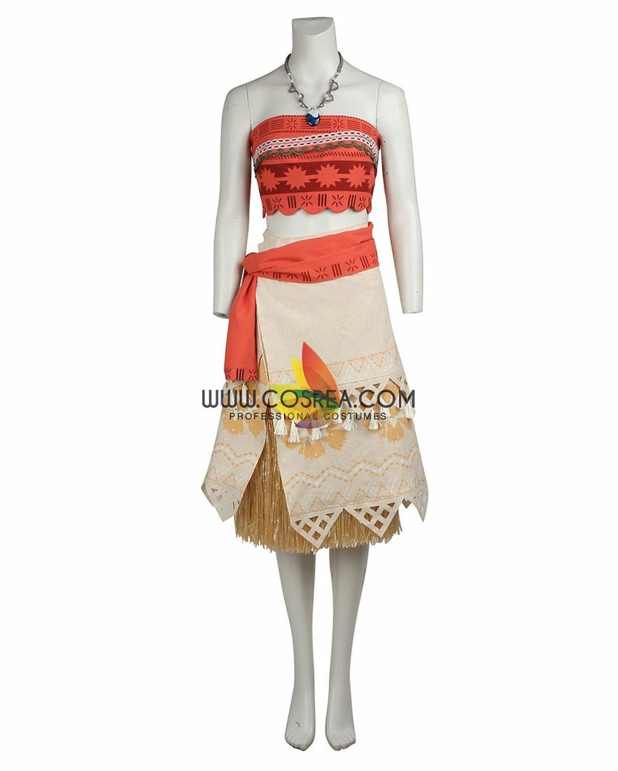 Cosrea Disney Inspired Moana Complete Cosplay Costume
