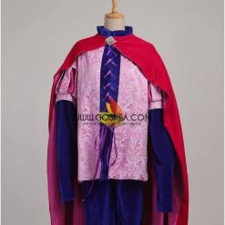 Cosrea Prince Phillip Sleeping Beauty Brocade Satin Cosplay Costume Disney Inspired