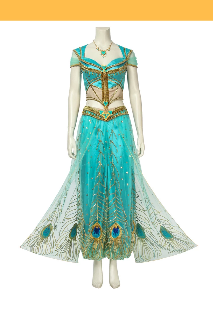 Cosrea Princess Jasmine Complete Live Action Movie Cosplay Costume