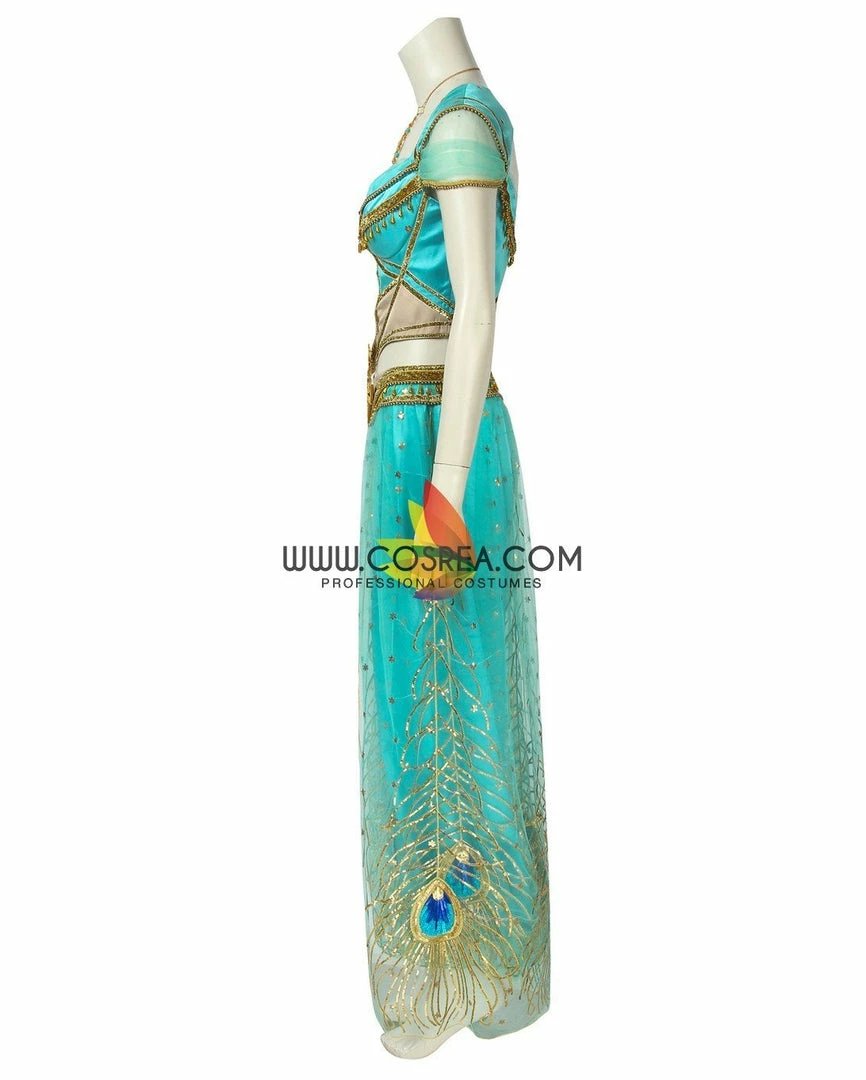 Cosrea Princess Jasmine Complete Live Action Movie Cosplay Costume