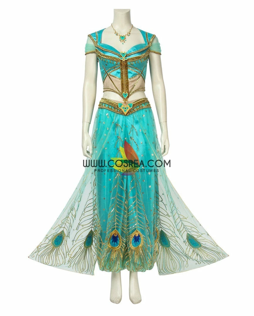 Cosrea Princess Jasmine Complete Live Action Movie Cosplay Costume