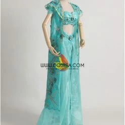 Cosrea Princess Jasmine Embroidered Costume With Matching Cape Disney Inspired