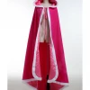 Cosrea Sleeping Beauty Aurora Classic Pink Velvet Cape Disney Inspired
