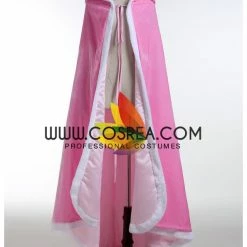 Cosrea Sleeping Beauty Aurora Light Pink Velvet Cape Disney Inspired