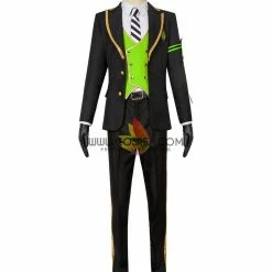 Cosrea Disney Inspired Twisted Wonderland Heartslabyul School Uniform Green Ver Cosplay Costume