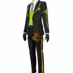 Cosrea Disney Inspired Twisted Wonderland Heartslabyul School Uniform Green Ver Cosplay Costume