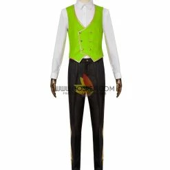 Cosrea Disney Inspired Twisted Wonderland Heartslabyul School Uniform Green Ver Cosplay Costume