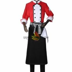 Cosrea Twisted Wonderland NRC Master Chef Red Uniform Cosplay Costume