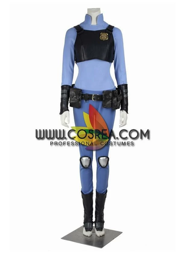 Cosrea Zootopia Judy Hopps ZPD Uniform Cosplay Costume