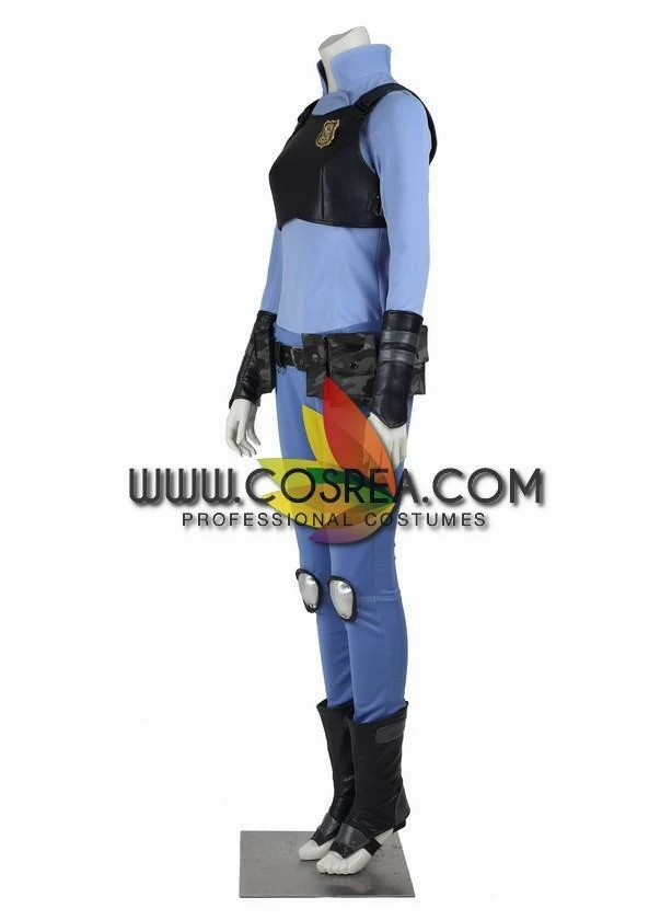 Cosrea Zootopia Judy Hopps ZPD Uniform Cosplay Costume