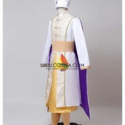 Cosrea Disney Inspired Prince Ali Brocade Satin Cosplay Costume