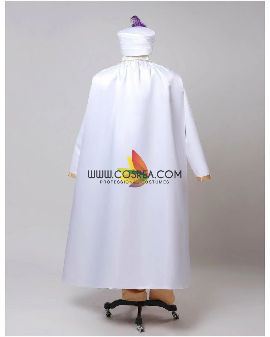 Cosrea Disney Inspired Prince Ali Brocade Satin Cosplay Costume