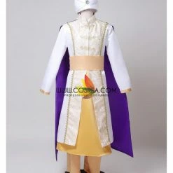 Cosrea Disney Inspired Prince Ali Brocade Satin Cosplay Costume