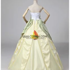 Cosrea Princess And The Frog Tiana Classic Satin Cosplay Costume Disney Inspired