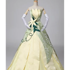 Cosrea Princess And The Frog Tiana Floral Brocade Cosplay Costume Disney Inspired