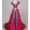Cosrea Princess Jasmine Formal Magenta Live Action Movie Cosplay Costume Disney Inspired